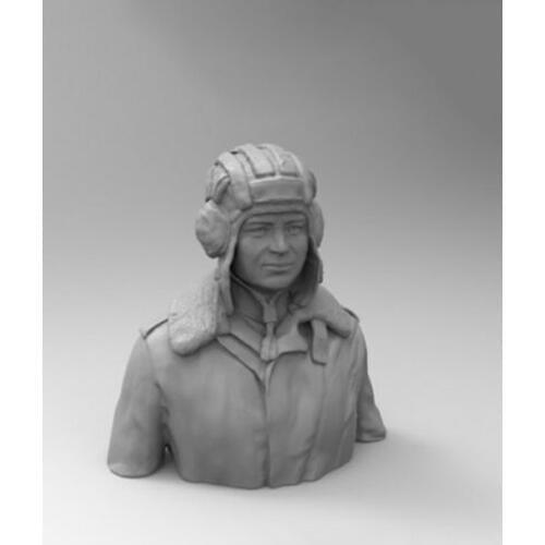 1/16 Soviet T-72 Tank Driver Bust Resin figure Model kits Miniature gk Unassembly Unpainted