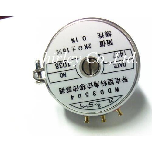 100% new Original WDD35D4 WDD35D-4 1K 2K 5K 10K OHM 2W Condutive Plastic Potentiometer 0.1% switch