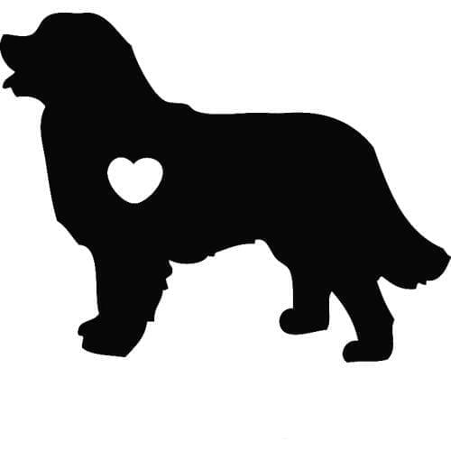 12x15cm I Love My Bernese Mountain Dog Animal Car Sticker waterproof decals Car Styling Accessories Window Decor CL017