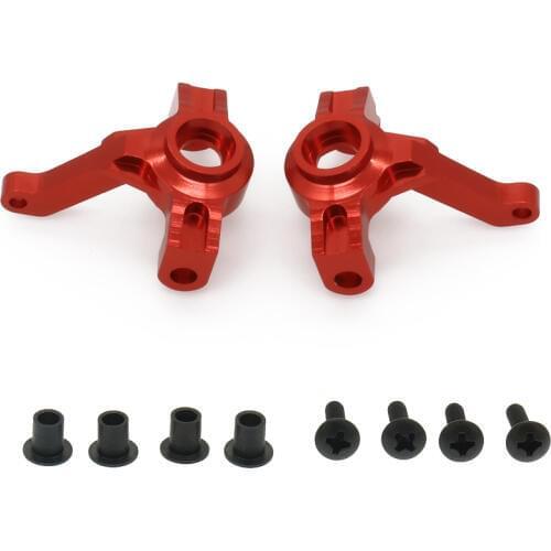 2PCS RCAWD Left&Right Steering Hub Carrier Aluminum For 1/10 Hsp Rock Crawler 94180 Hi-Speed Upright Set Steering Blocks 180002