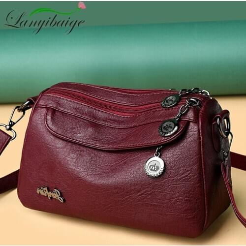 2020 New Women Crossbody Bags High Quality Leather Women Handbags Large Capacity Travel Messenger Bags Designer Bags