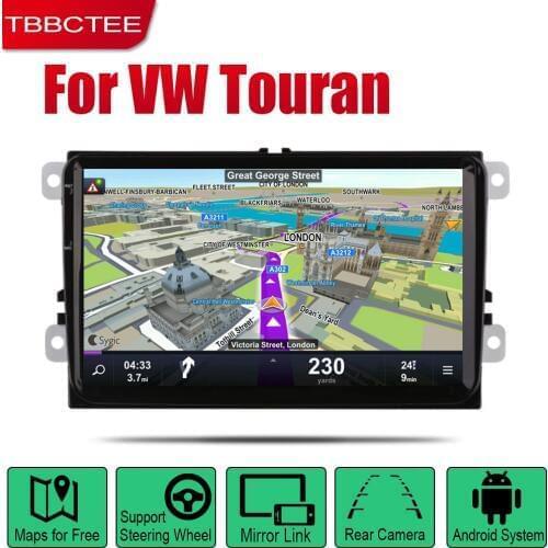 Car Player For Volkswagen VW Touran 2003~2015 Auto Radio 2 Din Android GPS Navigation BT Wifi Map Multimedia system