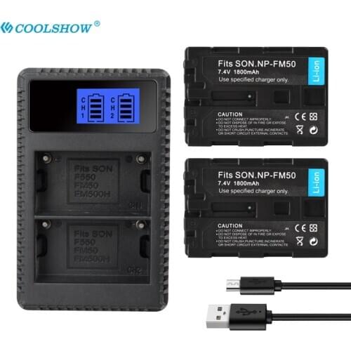 FM50 1800mAh Baterias Recargables Litio For Sony NP-FM51 NP-FM30 NP-FM55H DCR-PC101 A100 DCR-PC103 Series DSLR-A100 NP-FM50
