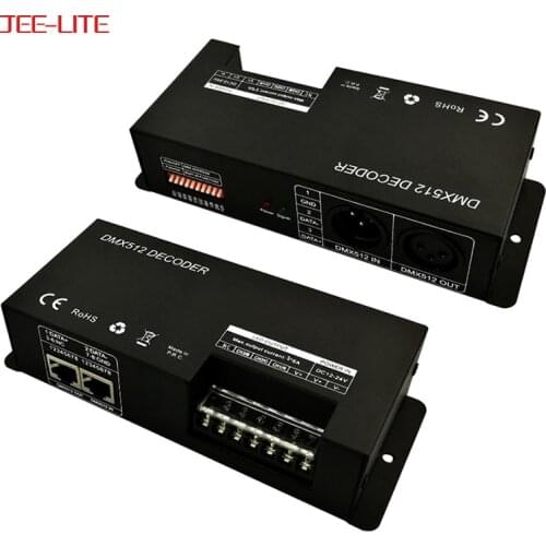 Factory Price 8A DMX PWM Control Signal 3 Channels 3CH RGB DMX512 Decoder For LED Strip Light