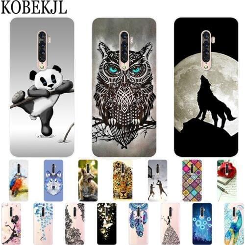OPPO Reno2 Case Soft Luxury Cartoon TPU Silicone Back Cover Phone Case For OPPO Reno2 Reno 2 OPPOReno2 CPH1907 Case Cover 6.5