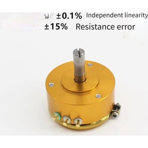 Angular displacement sensor wdd35d-4 1k2k5k10 klinear 0.1% precision conductive plastic potentiometer wdd35d4