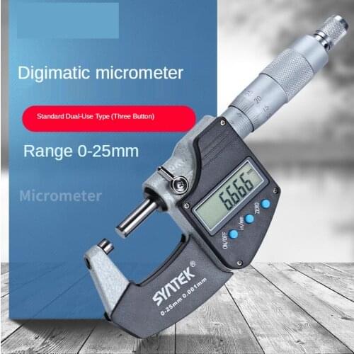 Electronic Digital Display Micrometer Precision 0.001MM Outside Diameter Micrometer Electronic Micrometer Wire Calipers