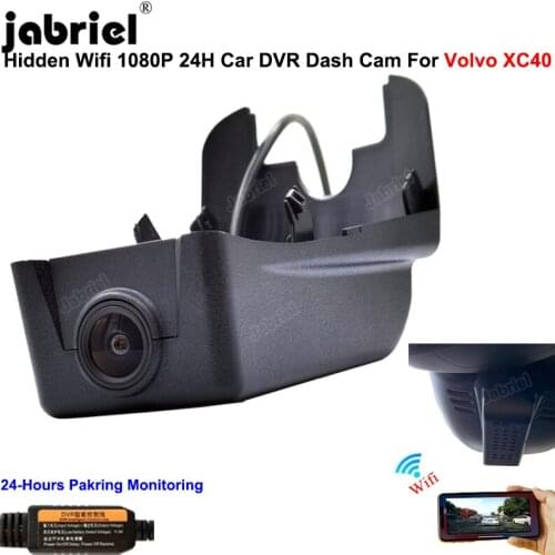 HD 1080P WIFI Dash Cam Car DVR Rear Camera 24H Parking Monitoring Video Recorder Dashcam EDR for Volvo XC40 2018 2019 2020 2021
