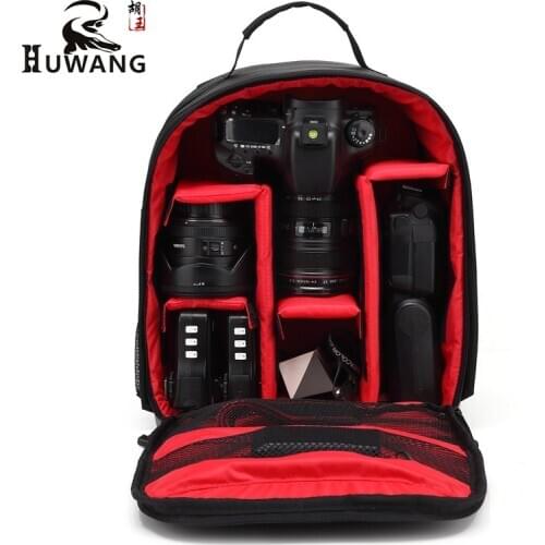 HuWang HW8015 DSLR Camera Bag Waterproof Backpack Compact Travel Camera Backpack Men Women Backpack For Digital Camera