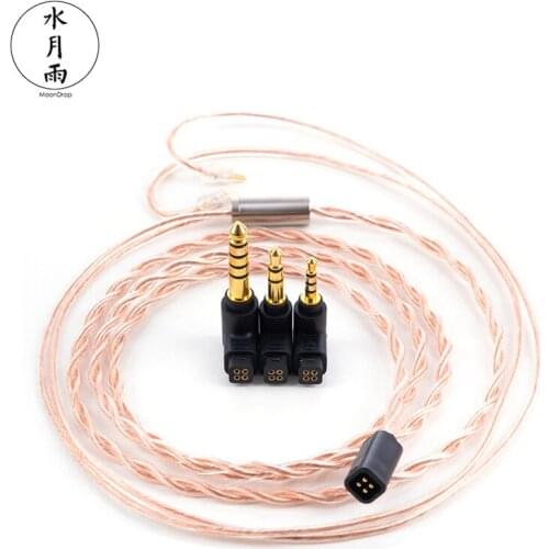 MOONDROP PCC Cable Professional Interchangeable Coaxial OCC Copper wire 2.5mm 3.5mm 4.4mm