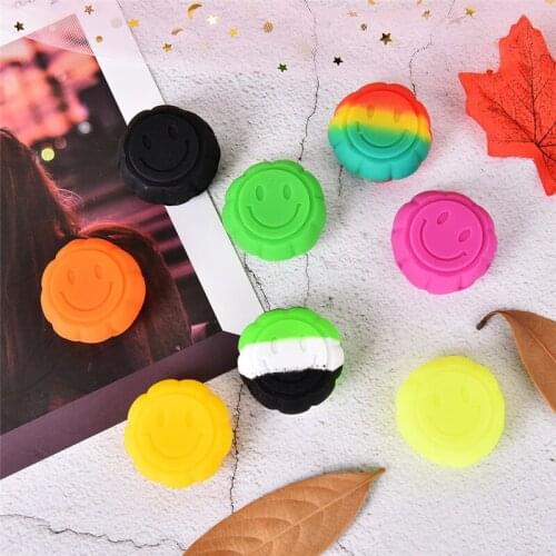 Colorful Silicone Wax Container 6ml Pumpkin Dab Tool Storage Oil Jars Concentrate Case For Slick Oil/butane Oil/hash/herb
