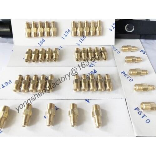 Brass oil flow metering unit piston distributor SHOWA PSS-00 PSS-0 PSS-1 PSS-2 PSS-3 PSS-4 PSS-5
