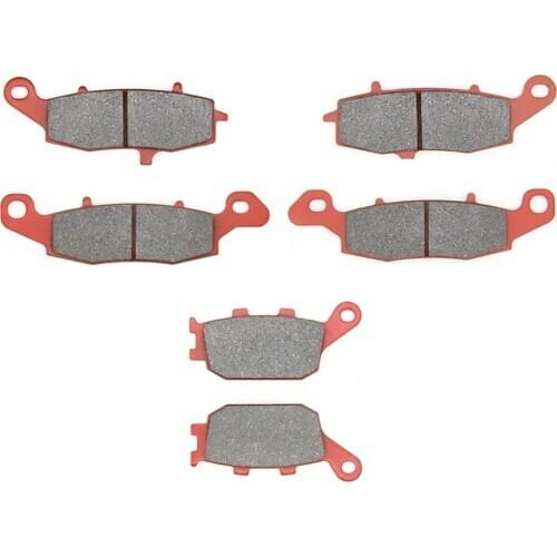 MEXITAL Motorbike Brake Pads Front Rear for SV400 03-05 SV650 03-15 GSF650 Bandit 05-06 GSR 750 L/AL 11-14 DL1000 V-Strom 02-12