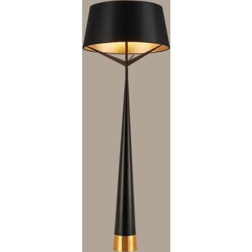 Nordic gold black hotel room floor lamp post modern bedroom dining room study hall club floor lamp LED lighting fixture led lamp