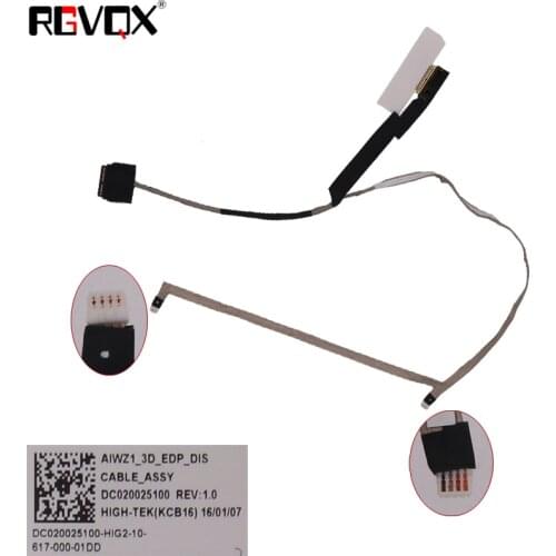 New LCD Cable For XIAOXIN V4000 Z51-70 AIWZ1 3D With Touch PN: DC020025100 Notebook LED LVDS Cable