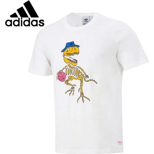 Original New Arrival Adidas Originals 5 DINO TEE Mens T-shirts short sleeve Sportswear