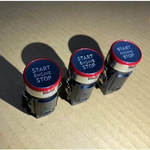 For Audi A4 B9 A5 B9 8W switch key to red COLOR sport start ENGINE STOP switch