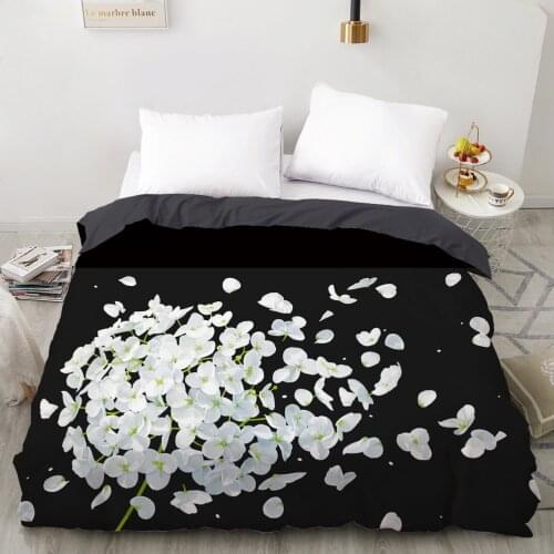 3D Duvet cover Quilt/Blanket/Comfortable Case Luxury Bedding 135 140x200 150x200 220x240 200x220 for Home Sun Flower petal