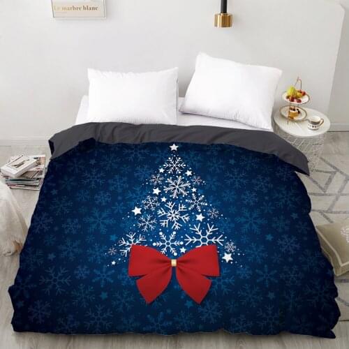 3D Duvet cover Quilt/Blanket/Comfortable Case Luxury Bedding 135 140x200 150x200 220x240 200x220 for Home Bow red