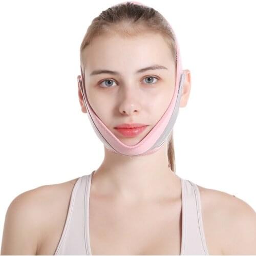 Face-lift with Sleep Face V Shaper Slimming Bandage Shape Thining Reduce Band Relaxation Face Massage Double Chin Lift