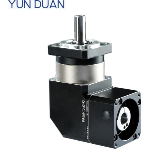 PVF DC motor stepper nema23 planetary gearbox ratio 3-100, 90 right angle reducer for 60mm servo motor ratio 3:1,5:1,10:1