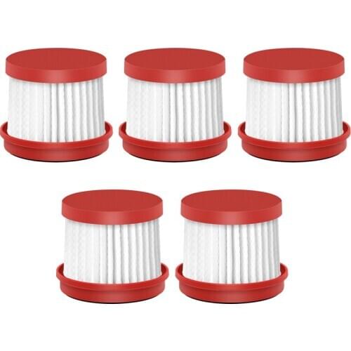 5Pcs Replacement HEPA Filters for Deerma Mite Removal Instrument Vacuum Cleaner CM1300/CM1900 Accessories