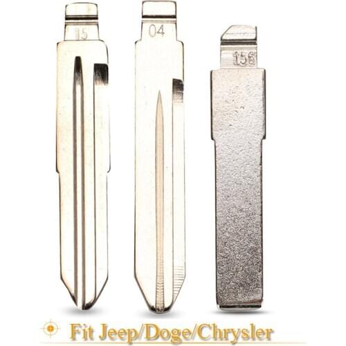 Kutery #04 #15 #156 Replacement Remote Car Key Blade For Chrysler 300C Jeep Dodge Uncut Key Blank