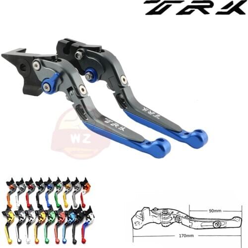 Extendable CNC Motorcycle Adjustable Clutch Brake Levers For Benelli Jinpeng 502 TRK502 TRK 502 ADV