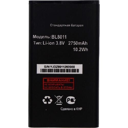 High Quality 2750mAh BL8011 BL 8011 Battery For Fly FF241 mobile Phone Free Shipping