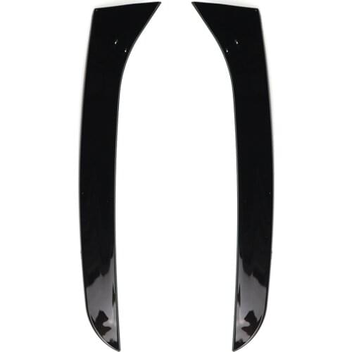 Rear Window Side Spoiler Black Window Rear Spoiler Wing Splitter Trim for Volkswagen Passat B7 Variant Wagon 2011-2015