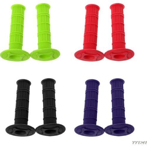 1 Pair 7/8inch Universal Motorcycle Hand Pro Grips Dirt Bike Motocross Handlebar