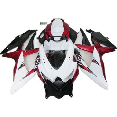 100% Fit Fairings for SUZUKI GSXR 600 750 2008 2009 2010 Red White Black Injection Fairing kit GSXR600 GSXR750 k8 k9 k10 PL412