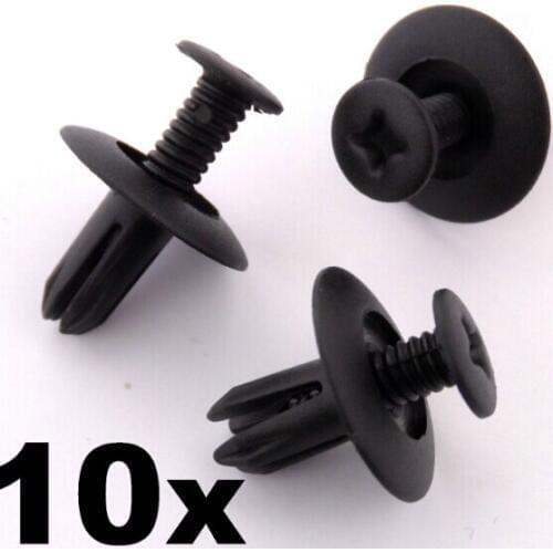10x For Honda Interior Trim Clips for Interior Fascia Panels & Boot Linings