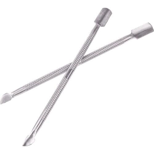 2PCS Glue Stick Stainless Steel Dual Head Glue Stick DIY Hand Leather Tool for Leather Handicraft Tool Herramientas Para Cuero