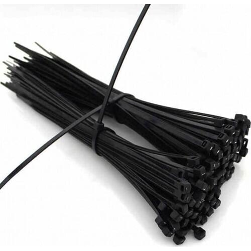 3 * 100mm & 3 * 120mm nylon cable tie white black 2.5mm wide self-locking strap fastener wire and cable various specifications