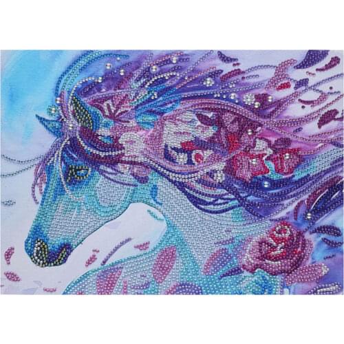 5D Diamond Painting Horse Graffiti Art Posters And Abstract DIY digital crystal Canvas Paintings On The Wall Art thrifty