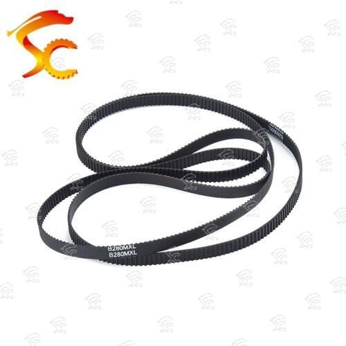 B280-MXL-6mm High Quality MXL Timing belt B280 MXL Width 6mm Teeth 280 Synchronous belt 3D printer closed loop