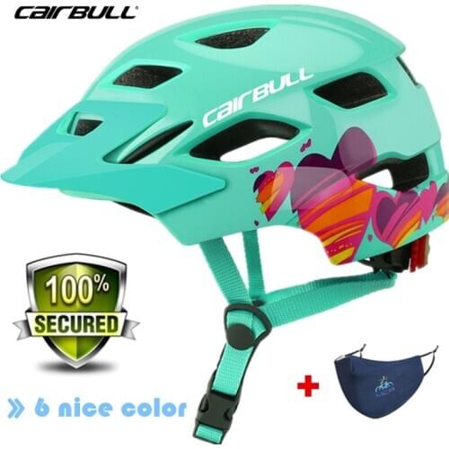 Cairbull High Quality Kids Bike Helmet with Light Children Sport Safety Cycling Helmet Scooter Balance Racing Bicycle Helmet Cap