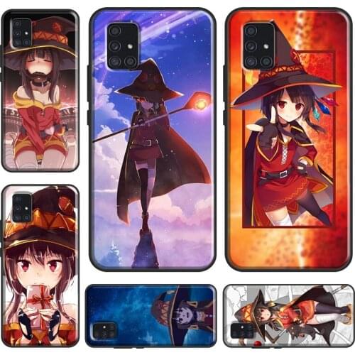Megumin Konosuba Anime Case For Samsung A32 A52 A72 A12 A42 A21S A20e A10 A20S A40 A50 A70 A11 A51 A71 A31 Coque