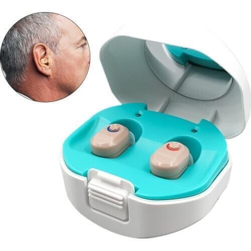 Mini Rechargeable Digital Hearing Aid ITC Ear Aids Severe Loss audifonos Hearing Assistant Sound Amplifier For The Elderly Deaf