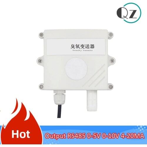 O3 sensor ozone transmitter air gas concentration harmful gas detector RS485 modbus output gas leak detector analyzer 0-100ppm
