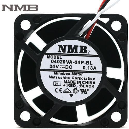 For NMB 04020va-24p-bl 4020 40*40*20mm DC 24V 0.13a 4cm server cooling fan