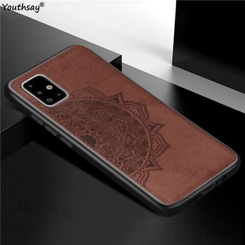 For Samsung Galaxy A71 Case 3D Luxury Cloth Fabric Cover Phone Case For Samsung Galaxy A71 Cover For Samsung A71 Case
