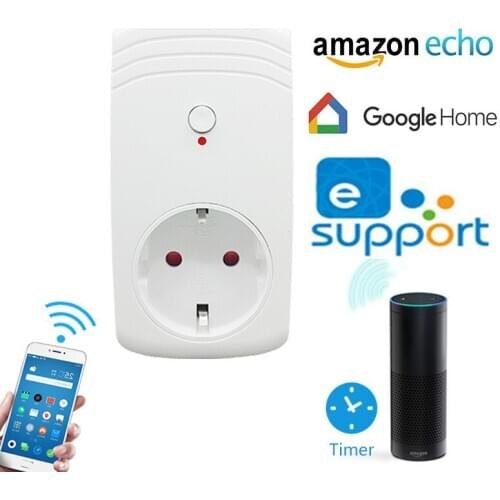 European standard WIFI Socket Remote control Timing switch Alexa Google home European regulation Korea
