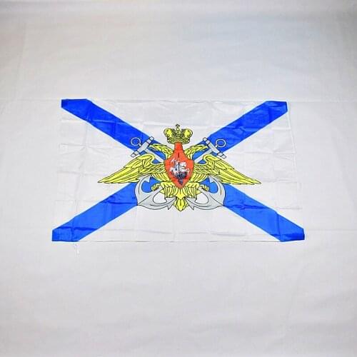 87*135cm Russian navy flag Flag of the Navy Fleet of the Russian Federation Военно-Морской Флот Российской Федерации знамя