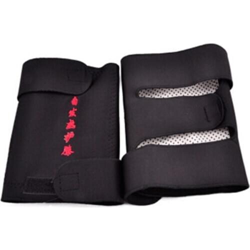 Hot 1 Pair Tourmaline Health Care Magnetic Self-heating Knee Pads Fitness Sports Knee Support DO2