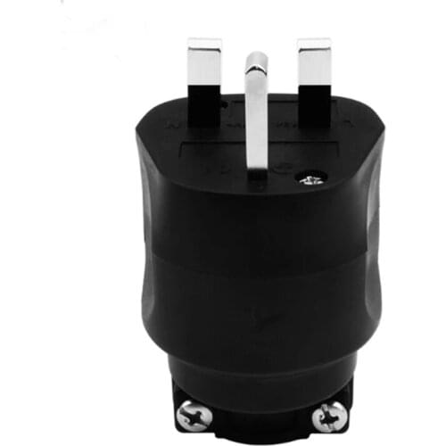 HiFi DIY Hi-end Acoustic Sound System AC power EN electric plug 3 pin UK British plug fuse Connector