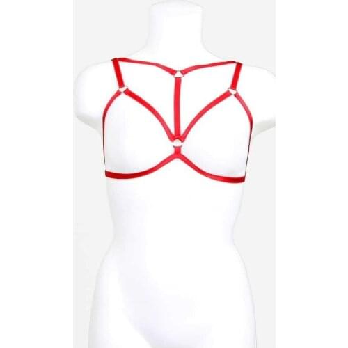 LOOK FOR YOUR WONDERFUL NIGHTS WITH ITS STUNNING WOMENS ELEGANT LINGERIE Attractive Red Bralet Accessory FREE SHIPPING