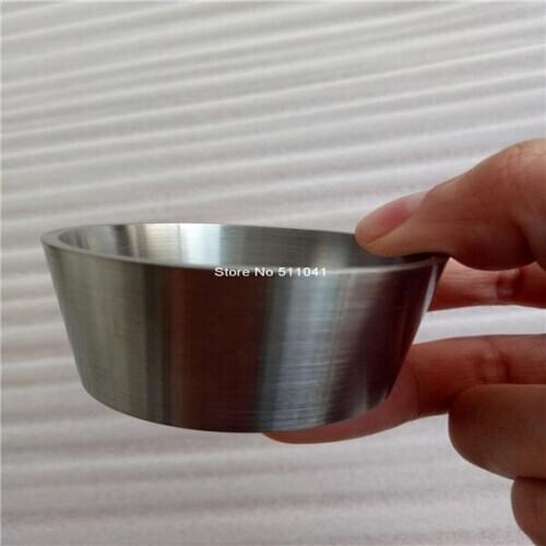 Molybdenum Crucible 99.96% purity 25mm height diameter 47.6mm 5mm thick,2pcs free shipping