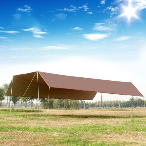 Canopy Outdoor Awning Large Sunshade Awning With Waterproof Silver Coated Car Tent Shelter Tent Rain Tent Large Camping Tent